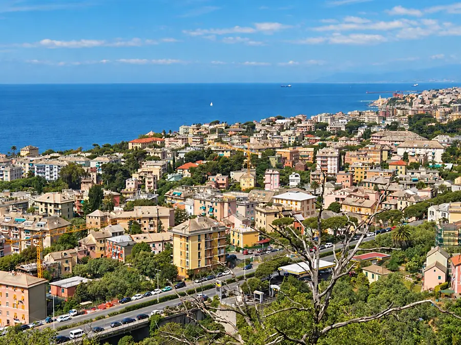 La côte ligure à l’est de Gênes